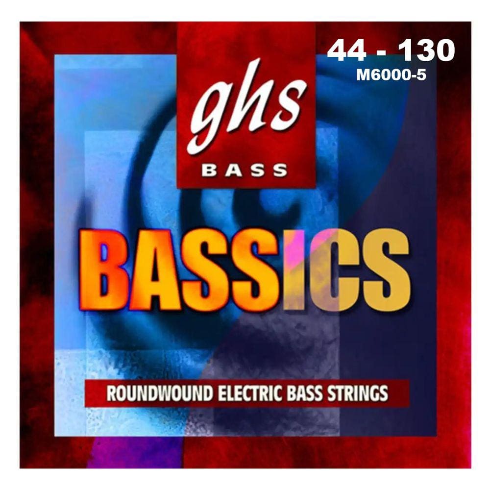 Encordoamento Baixo 5C Ghs M6000 5 Bassics 044.130 B.