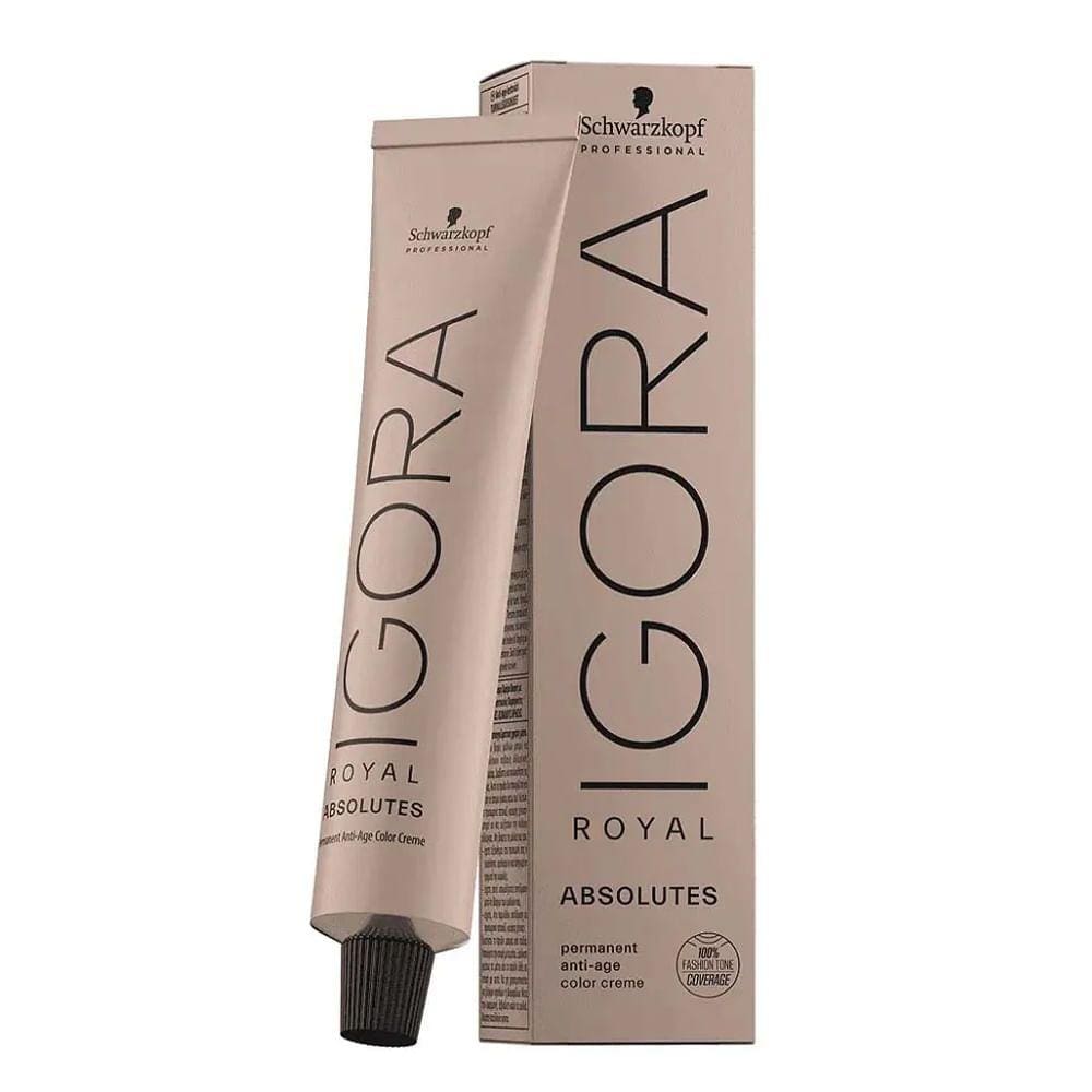 Tinta Profissional Igora Absolutes Louro Médio Dourado 7.50