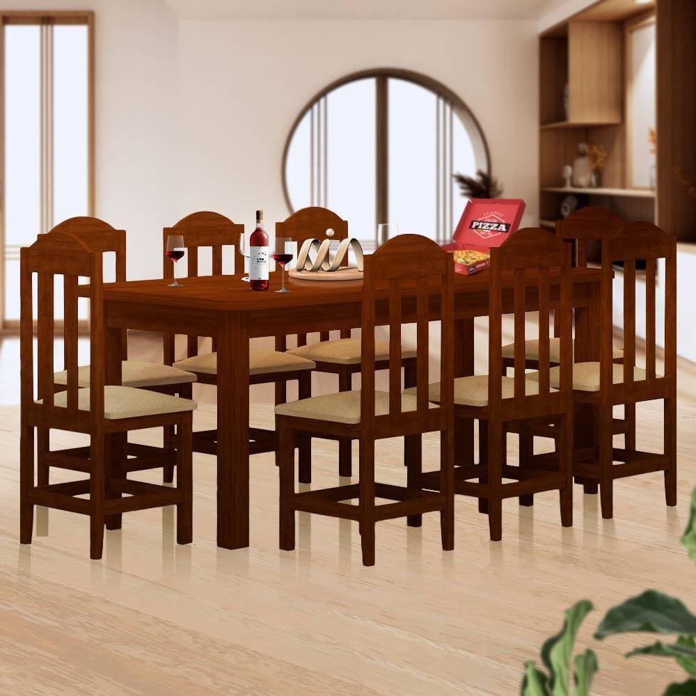 Conjunto Sala De Jantar Safira Com 8 Lugares