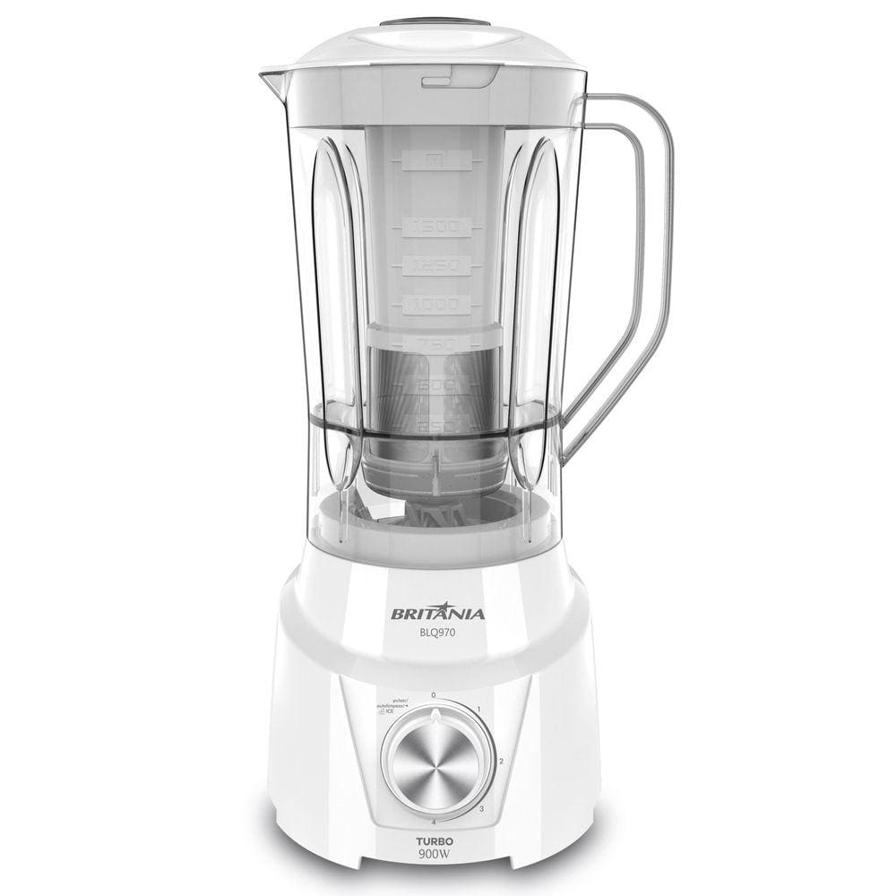 Liquidificador Britânia BLQ970B Turbo 900W - Branco