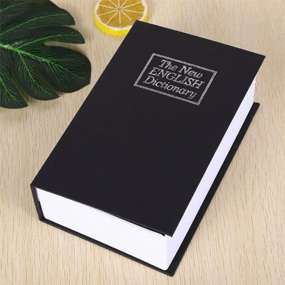 Cofre Camuflado Com Chave Formato Livro 18X12
