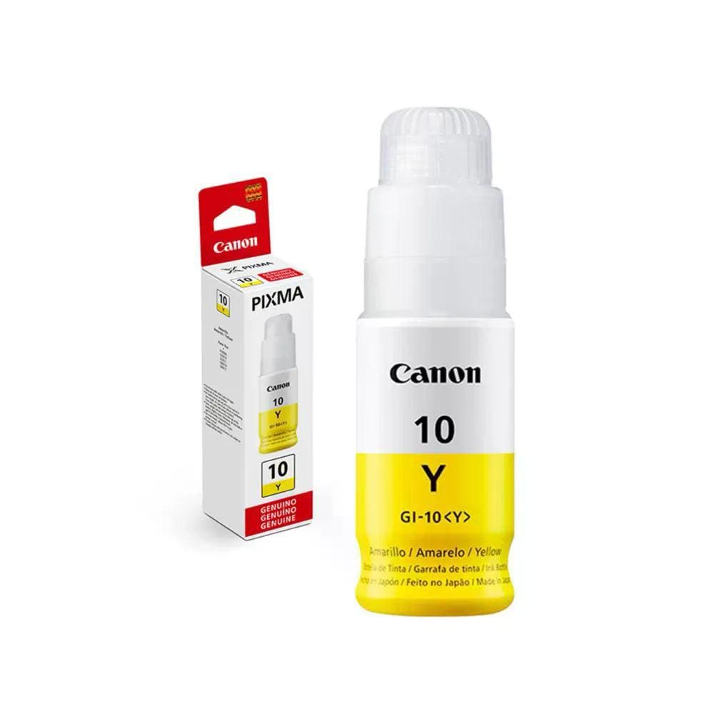 Refil de Tinta Canon GI-10 Y Amarelo 70ml