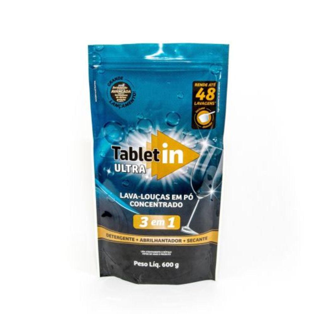 Tabletin Lava-Louças Em Pó Concentrado - Peso Líq 600g