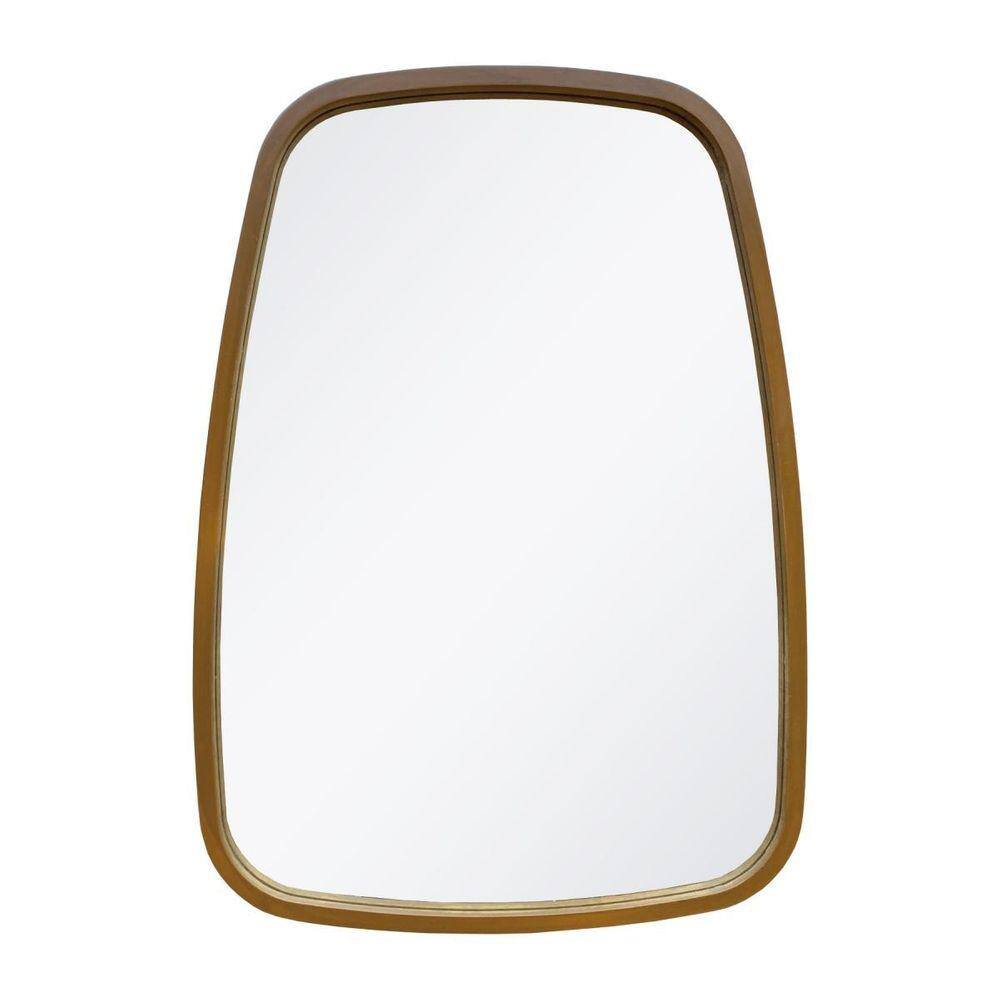 Espelho Decorativo Freijó 70X48Cm Orgânico