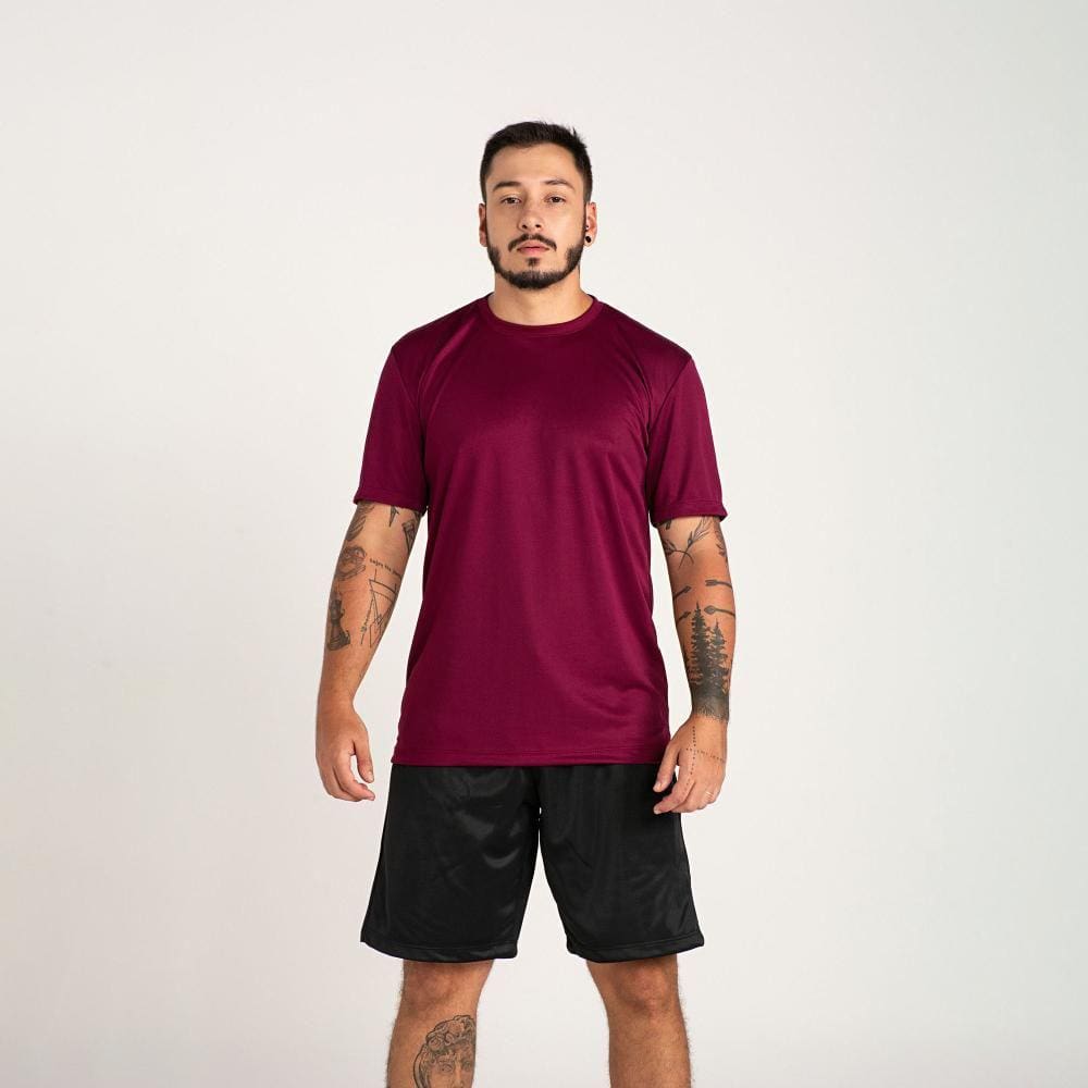 Camiseta Masculina Lisa Manga Curta Algodão Macia