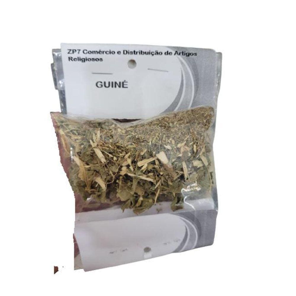 Erva De Guiné - Kit Com 3 Unidade De 20G Aproximado Cada