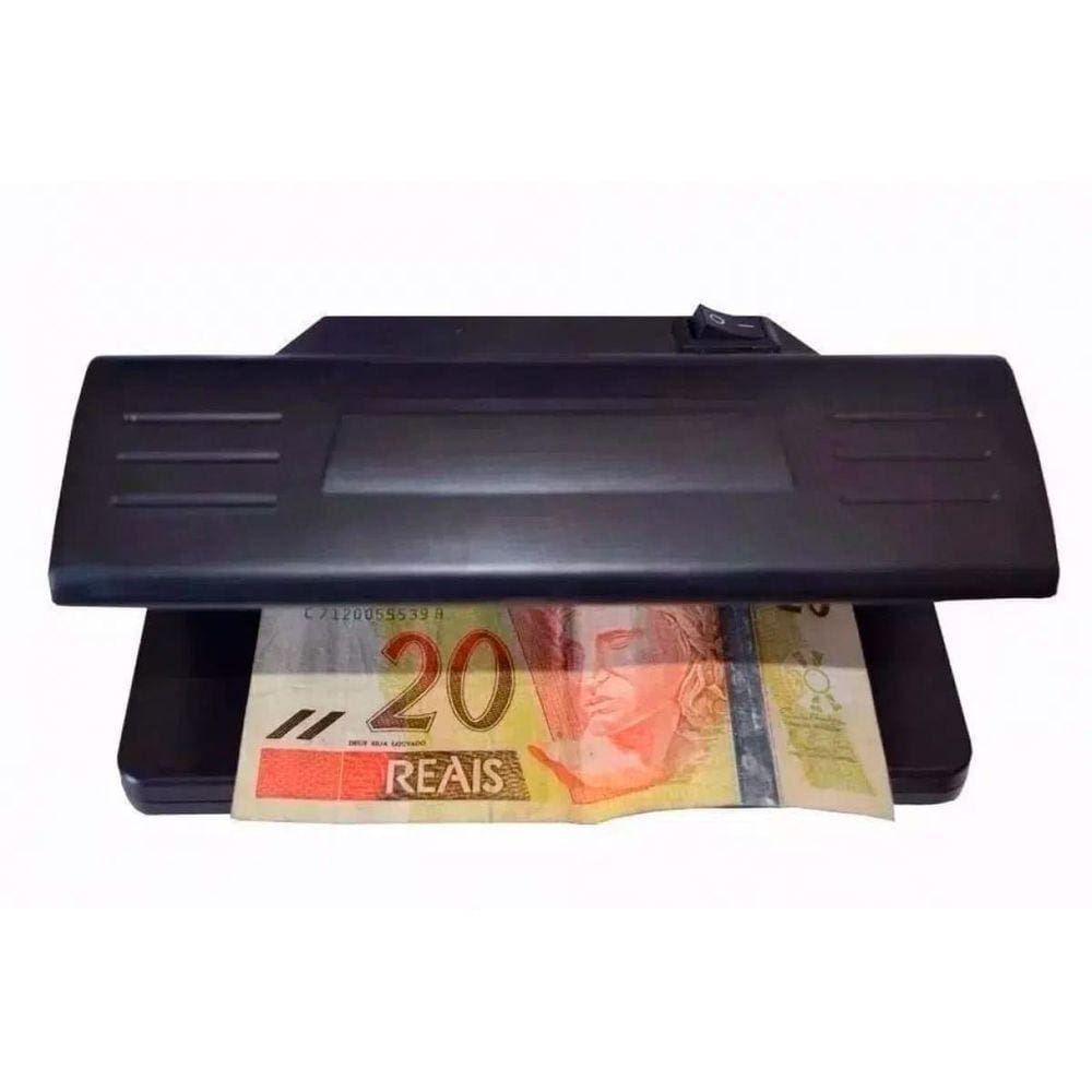 Testador De Notas Falsas Maquina Com Luz Negra Proteção