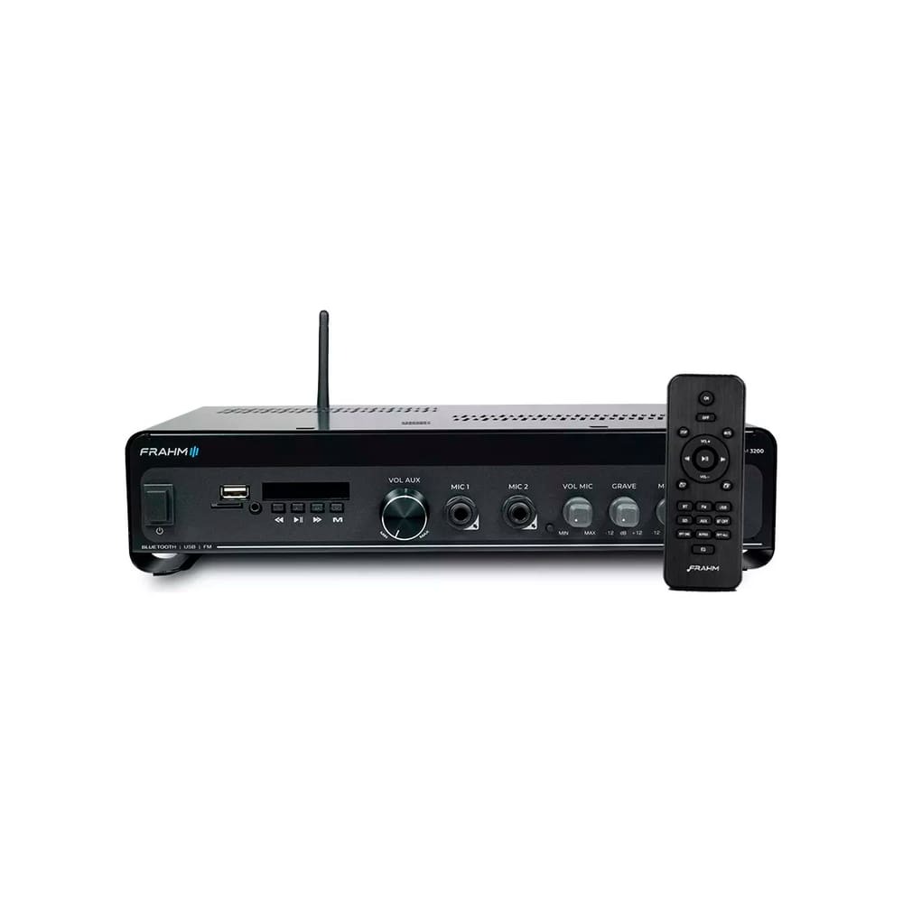 Amplificador Frahm Slim 3200 G5 Optical 200w Rms Bivolt Bt