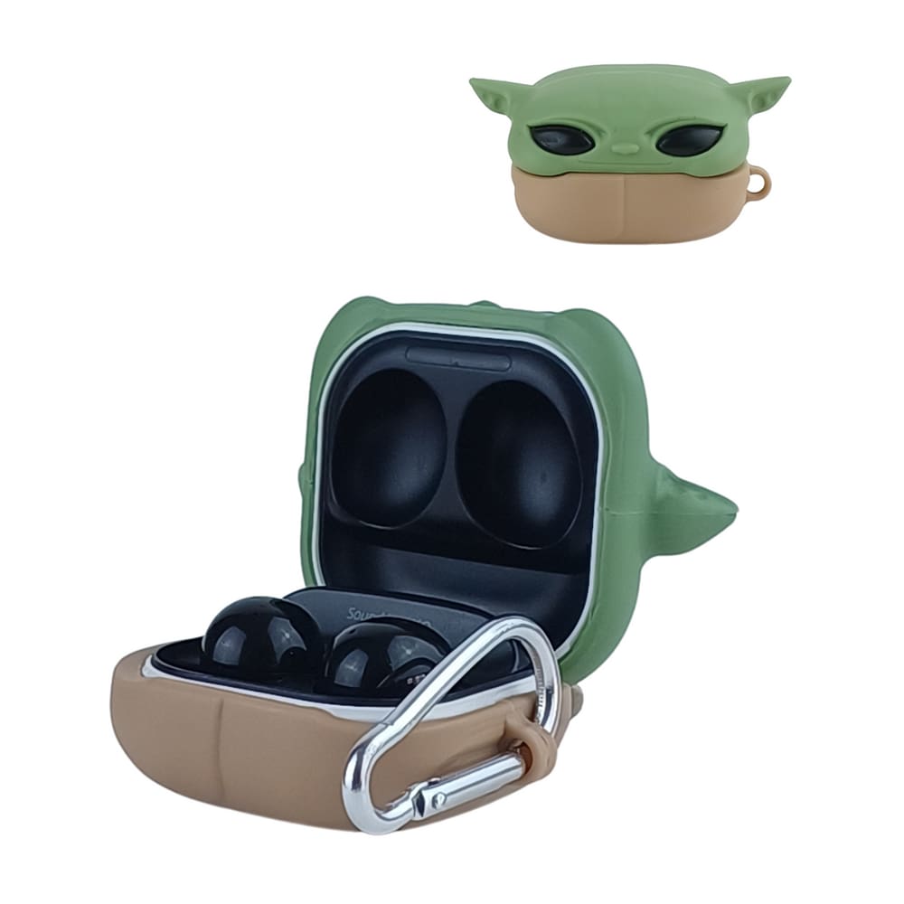 Capa Capinha Case De Silicone baby yoda Compatível Samsung Buds 2/ Buds Pro/Buds Live/ BudsFE