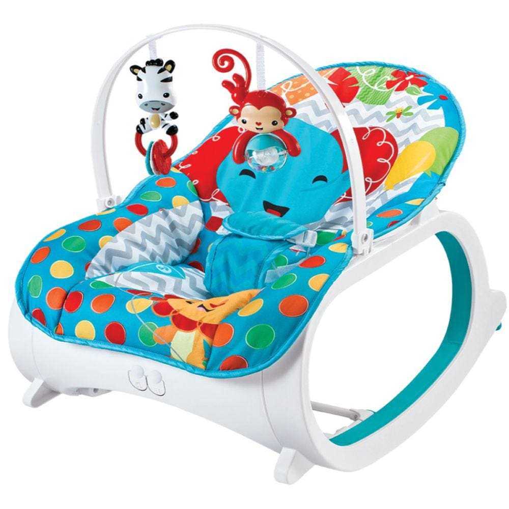 Cadeira Cadeirinha Bebe Descanso Vibratória Musical Azul