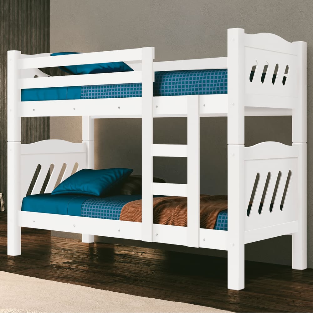 Beliche Duas Camas Reforçadas Pérola Barreto Cor: Branco