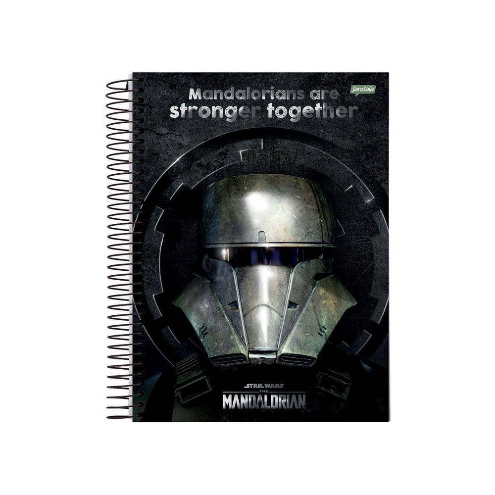 Caderno Espiral Mandalorian Mandalorians 10 Matérias 160 Fls