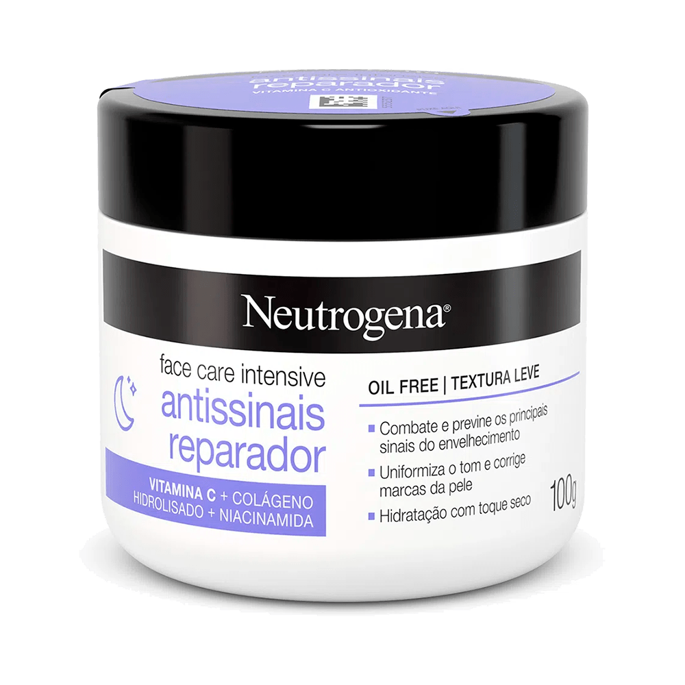Hidratante Face Care Intensive Antissinais 100g Neutrogena Pele Normal