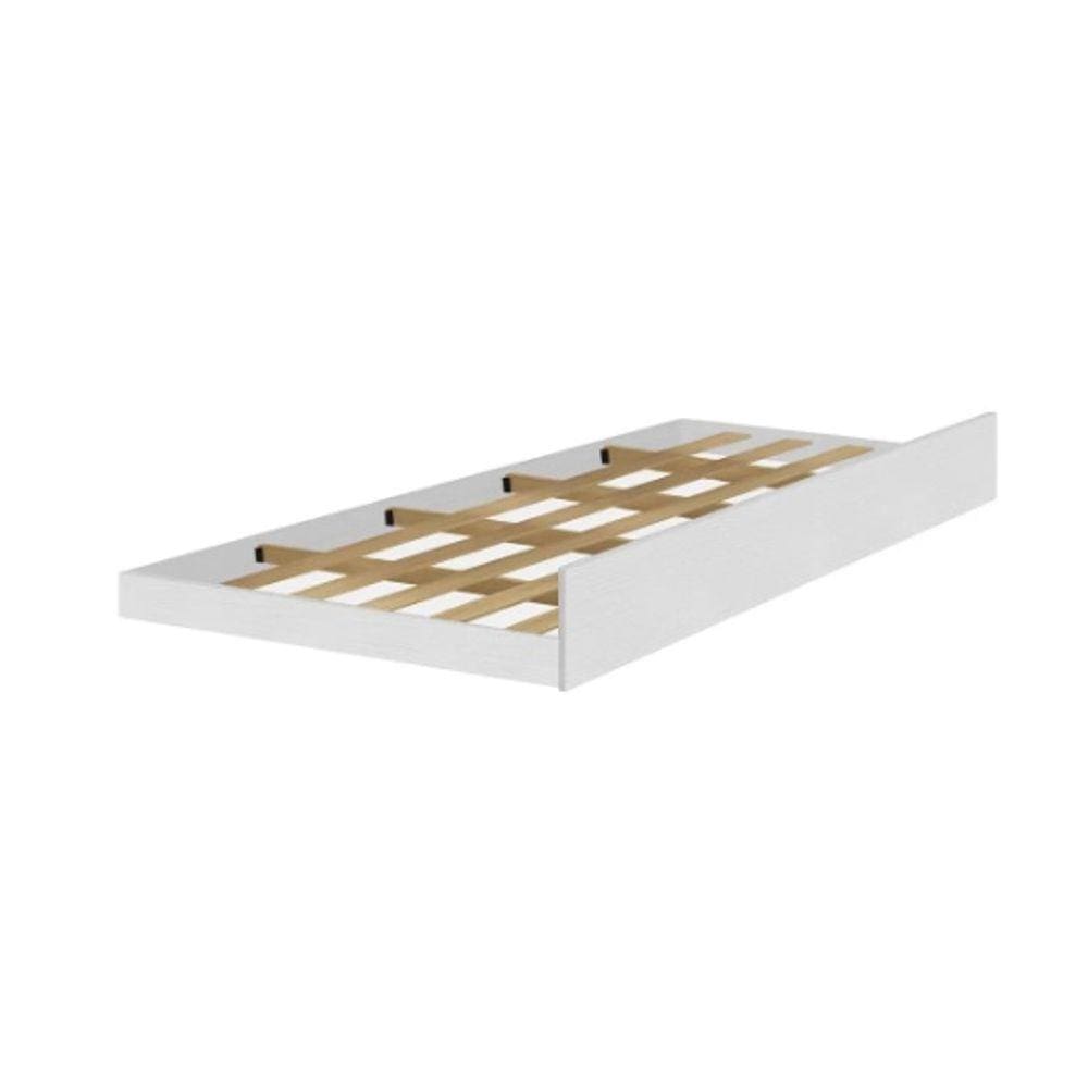 Cama Auxiliar Fenix Bianca 0,88 Branca  100% MDF