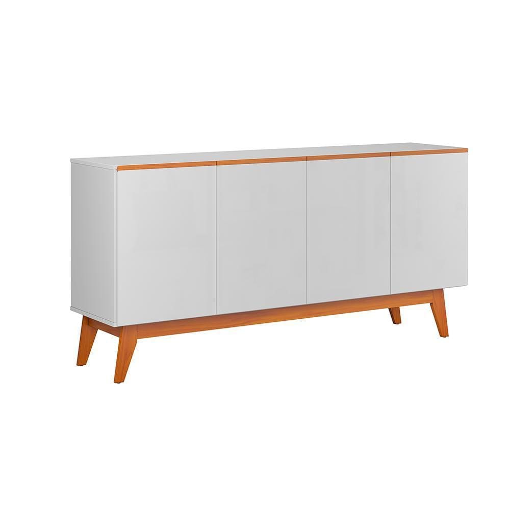 Buffet para Sala de Jantar 4 Portas Pará Branco Nature