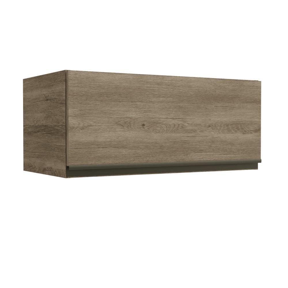 Armário Aéreo Kappesberg Maxxi 1 Porta Basculante 70cm Marrom