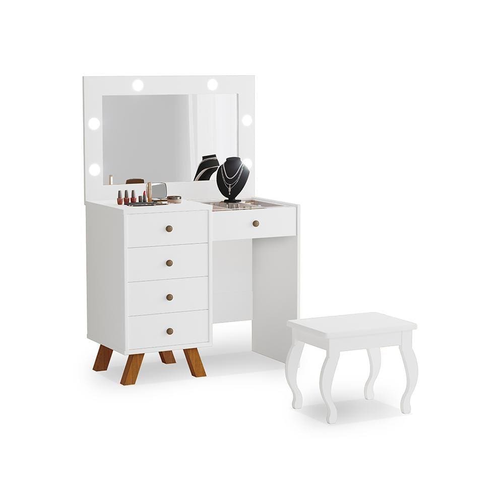 Penteadeira Feminina Monterrey Branco