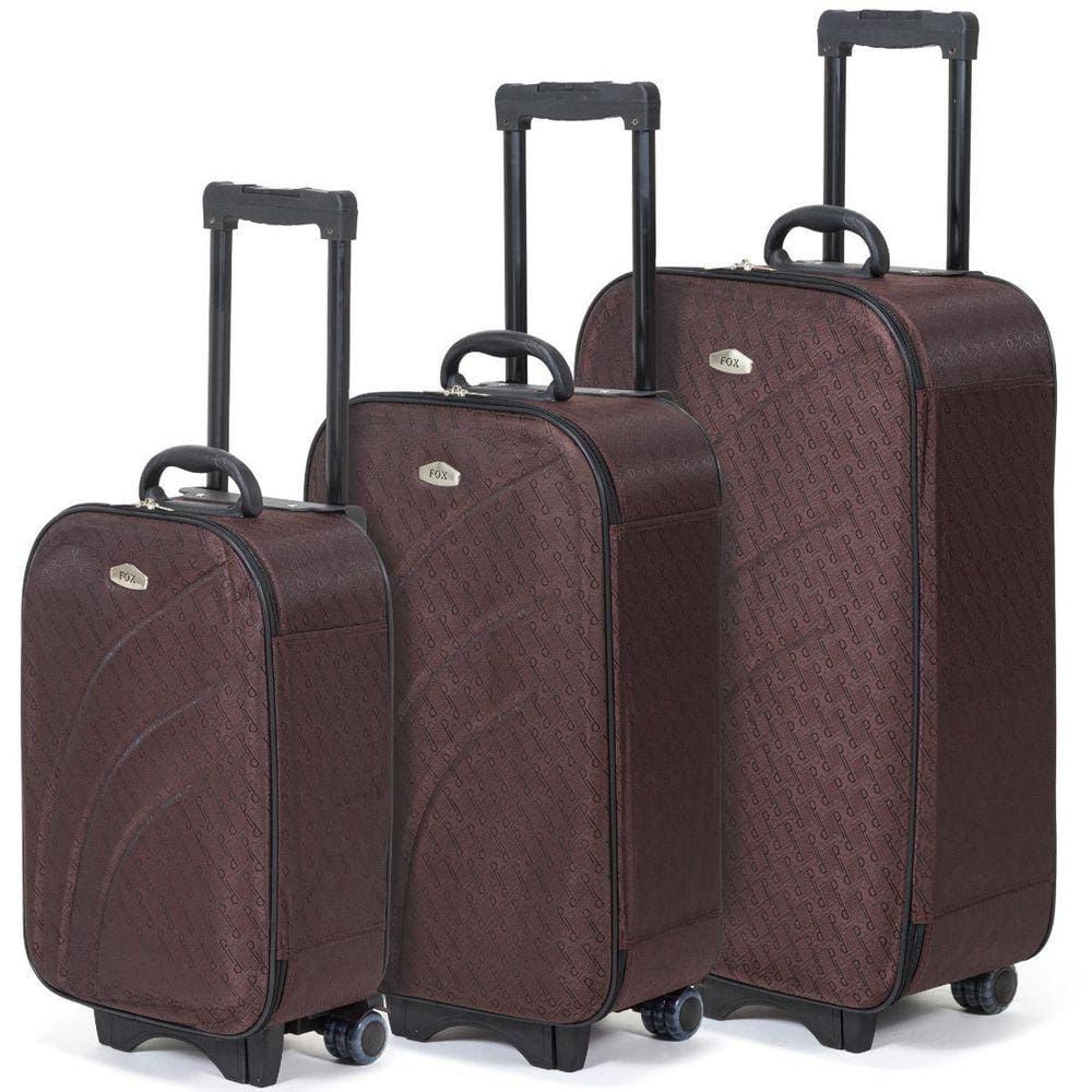 Conjunto Mala De Viagem Com 3 Peças Mala P Medida Anac