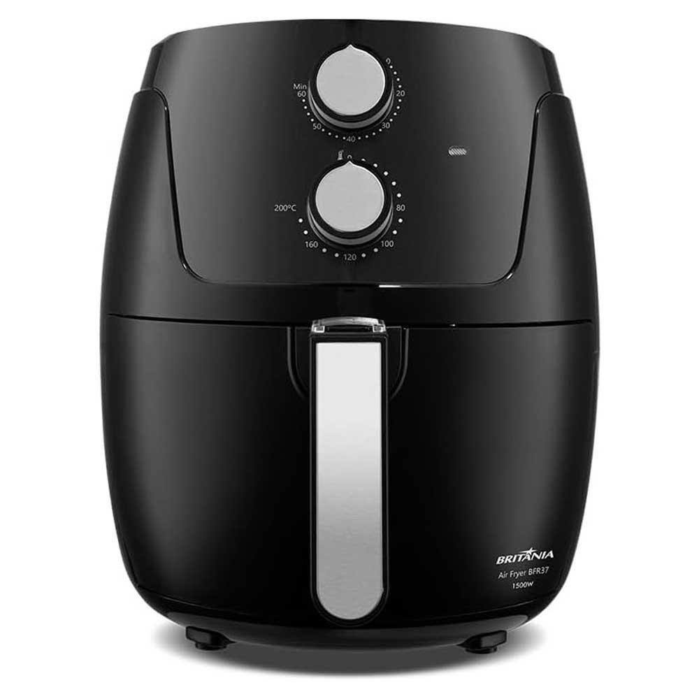 Fritadeira Air Fryer Britânia 4,2L 1500W Bfr37 Preto - 220V