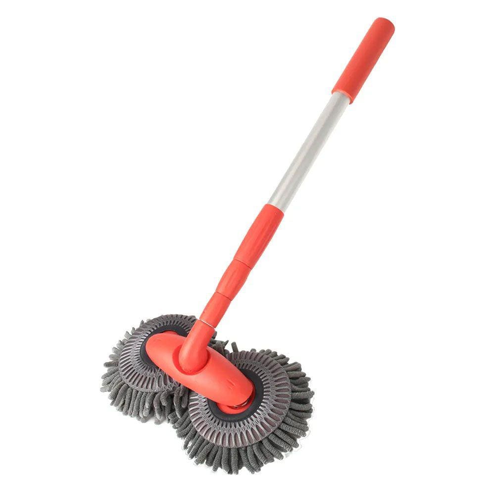 Mop Dupla Esponja Lavadoura de microfibra com cabo extensor