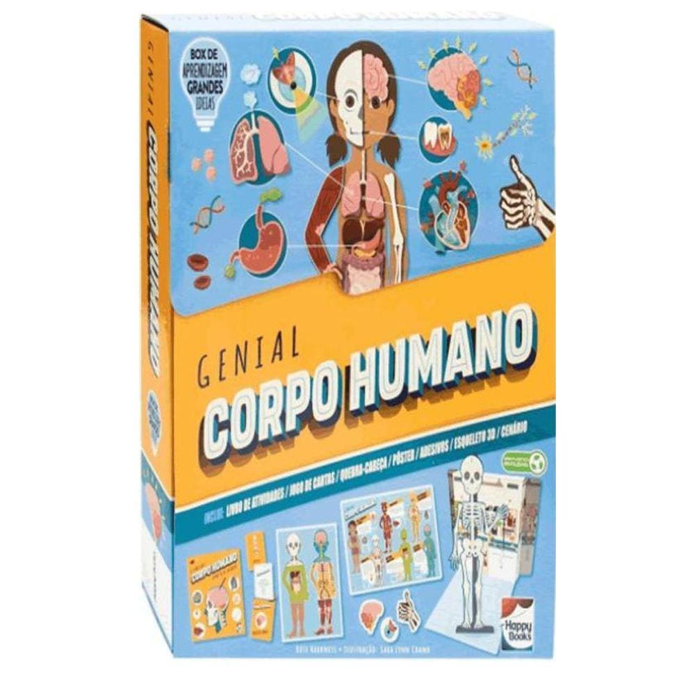 Box De Aprendizagem Grandes Ideias Genial Corpo Humano