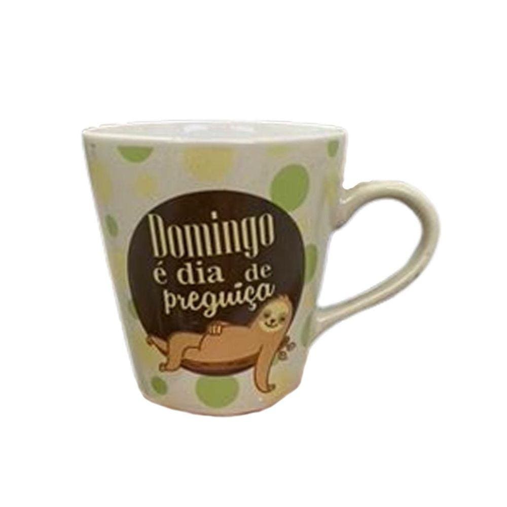 Caneca Cônica Preguiçinhas 300Ml - Muita Preguiça