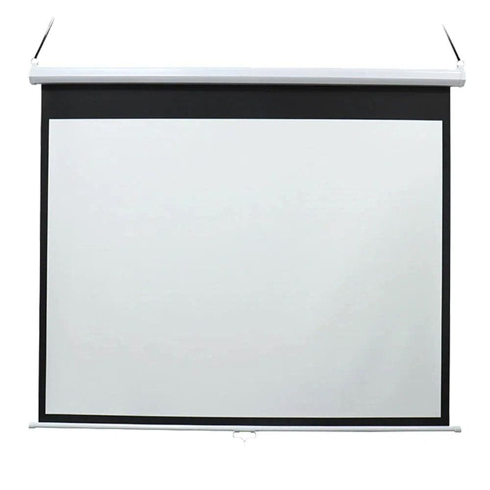 Tela de Projeção Retrátil 1.80x1.80m 97 Polegadas Ac351