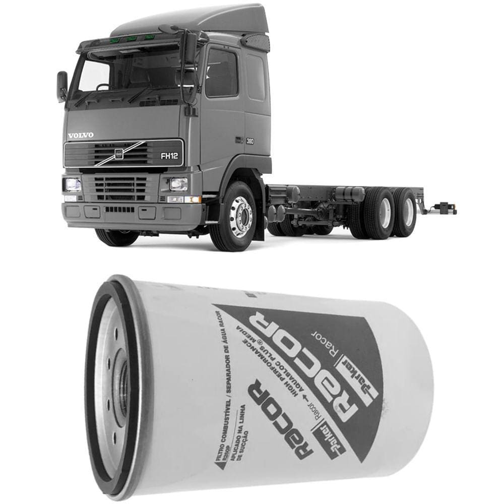 Filtro Separador Racor Volvo FH NH FM 12 Parker-Racor R260P