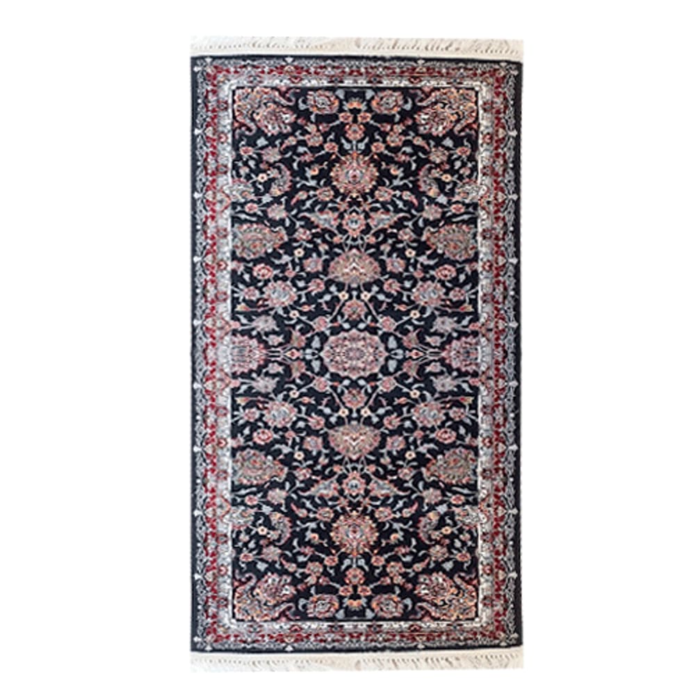 Passadeira Persa Iraniano - 0,75x2,50cm - 232 BLACK 37598