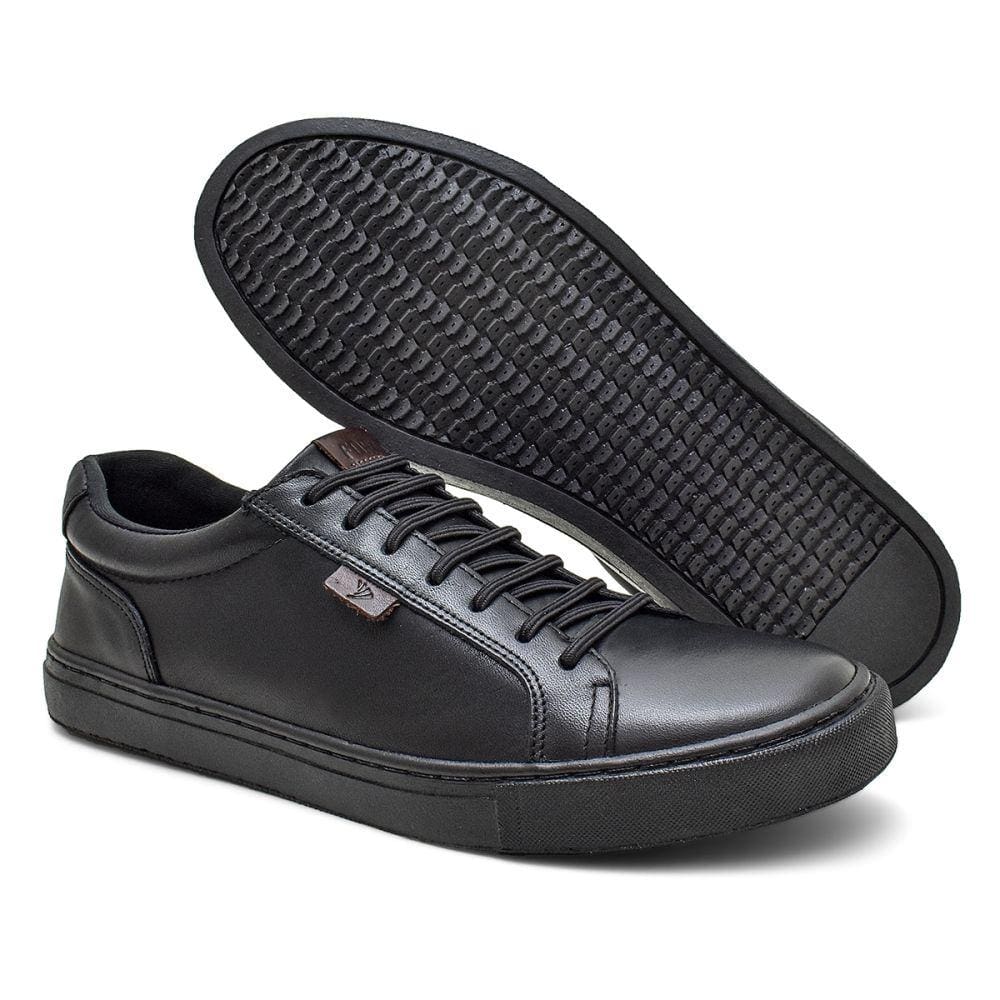 Sapatenis Masculino em Couro Moda Casual Sola Macia e Leve Homens Estilosos