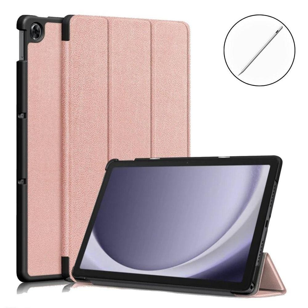 Capa Couro + Caneta Stylus Para Tablet Samsung A9+ 11 X210