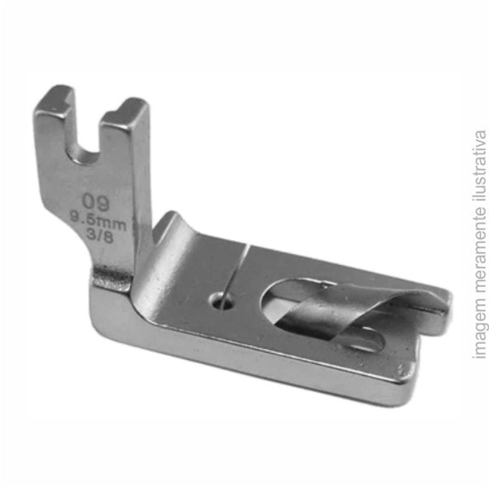 CALCADOR PARA COSTURA RETA - EMBAINHADOR DE BAINHA DE LENÇO 9,5MM - LOT9 3/8"