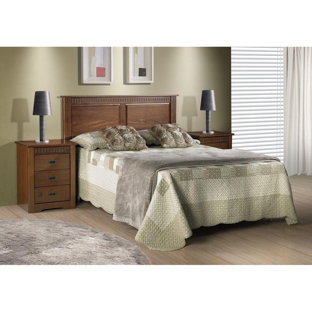 Cabeceira 140 para Cama Box Paris Amendoa