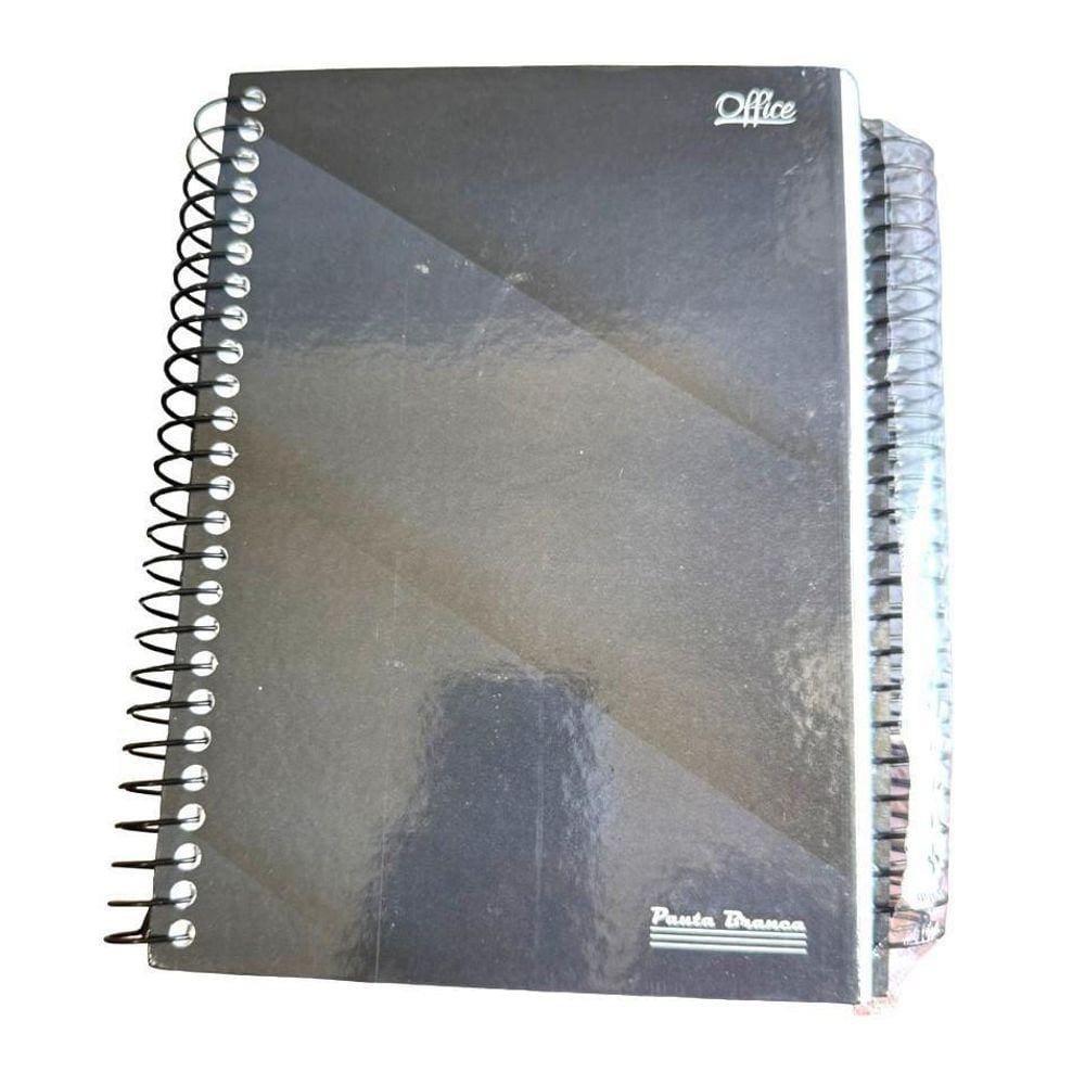 Kit 3Un Caderno Espiral Capa Dura Com 200 Folhas Cada De 1/4