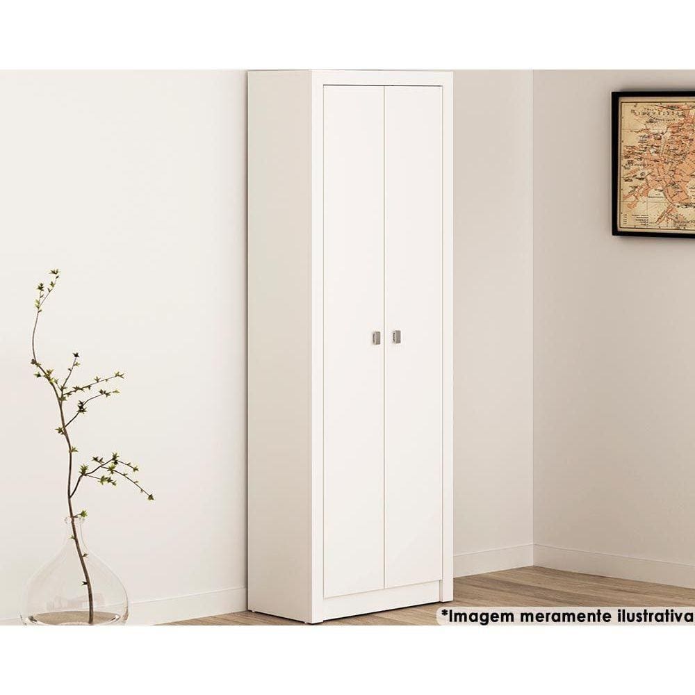 Armário de Escritório ME4105 c/ 2 Portas Branco - Tecno Mobili