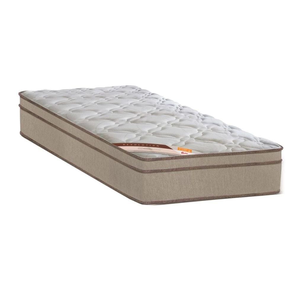 Colchão Solteiro Molas Bonnel  Revolution Euro Pillow (78x188x27) - Castor