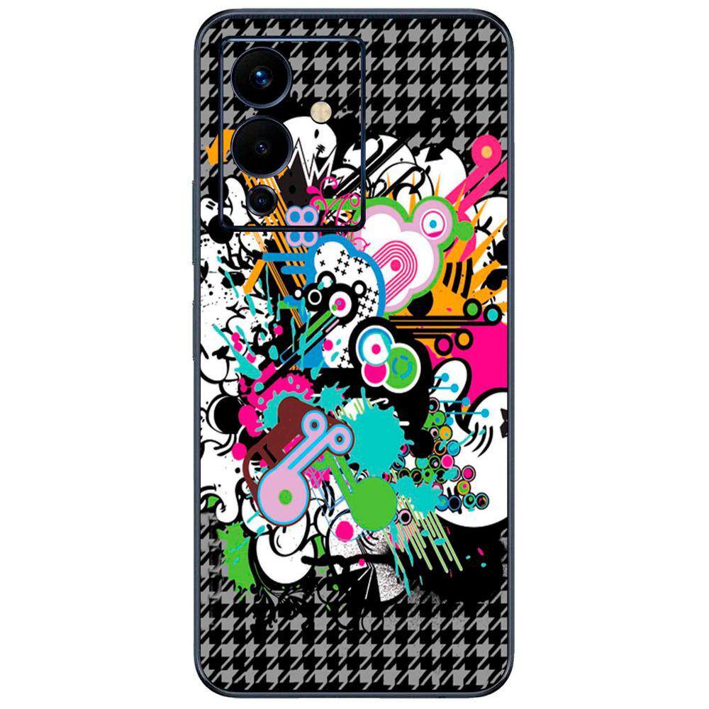 Capa Adesivo Skin022 Verso Para Infinix Note 12 5G 2022