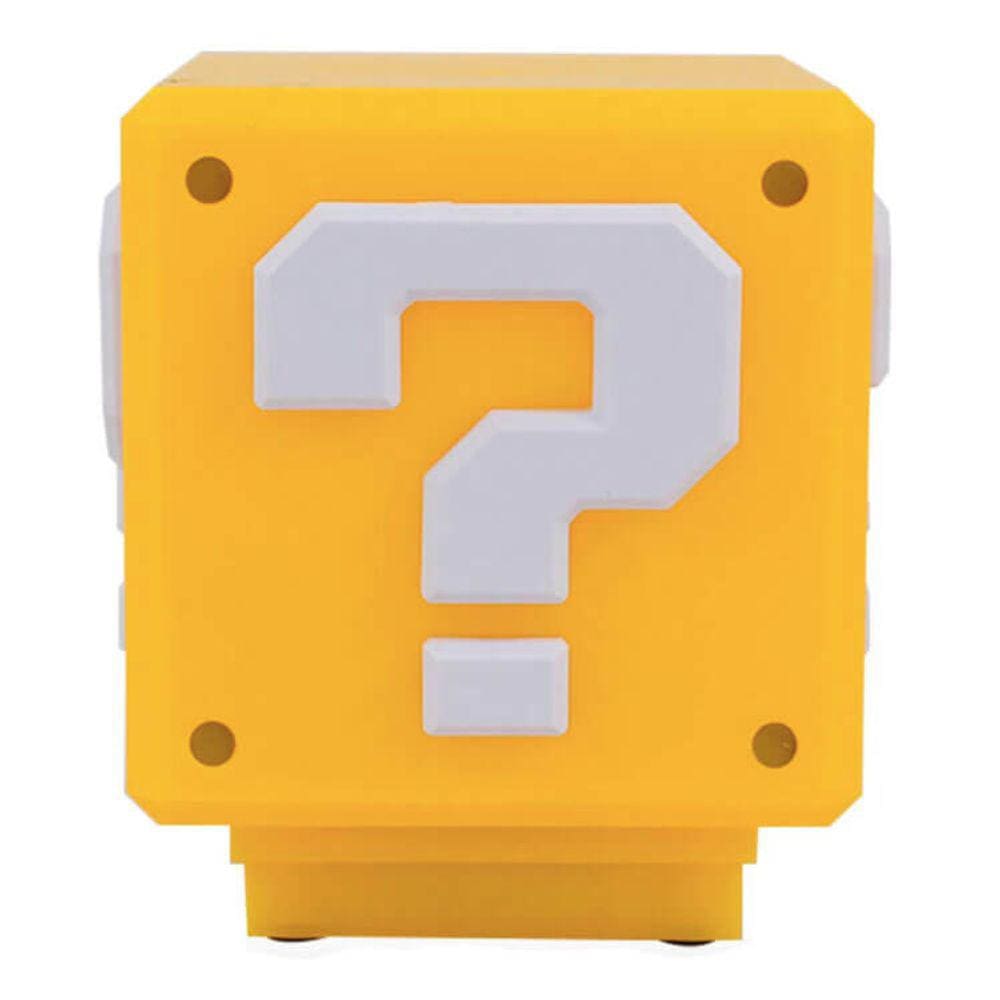 Luminária Sonora Cubo Interrogação - Mario Bros
