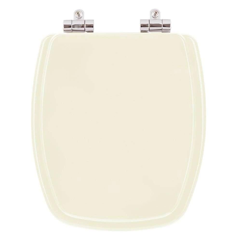 Assento Sanitário Poliester Soft Close Primula Plus Marfim (Bege Claro) para vaso Fiori