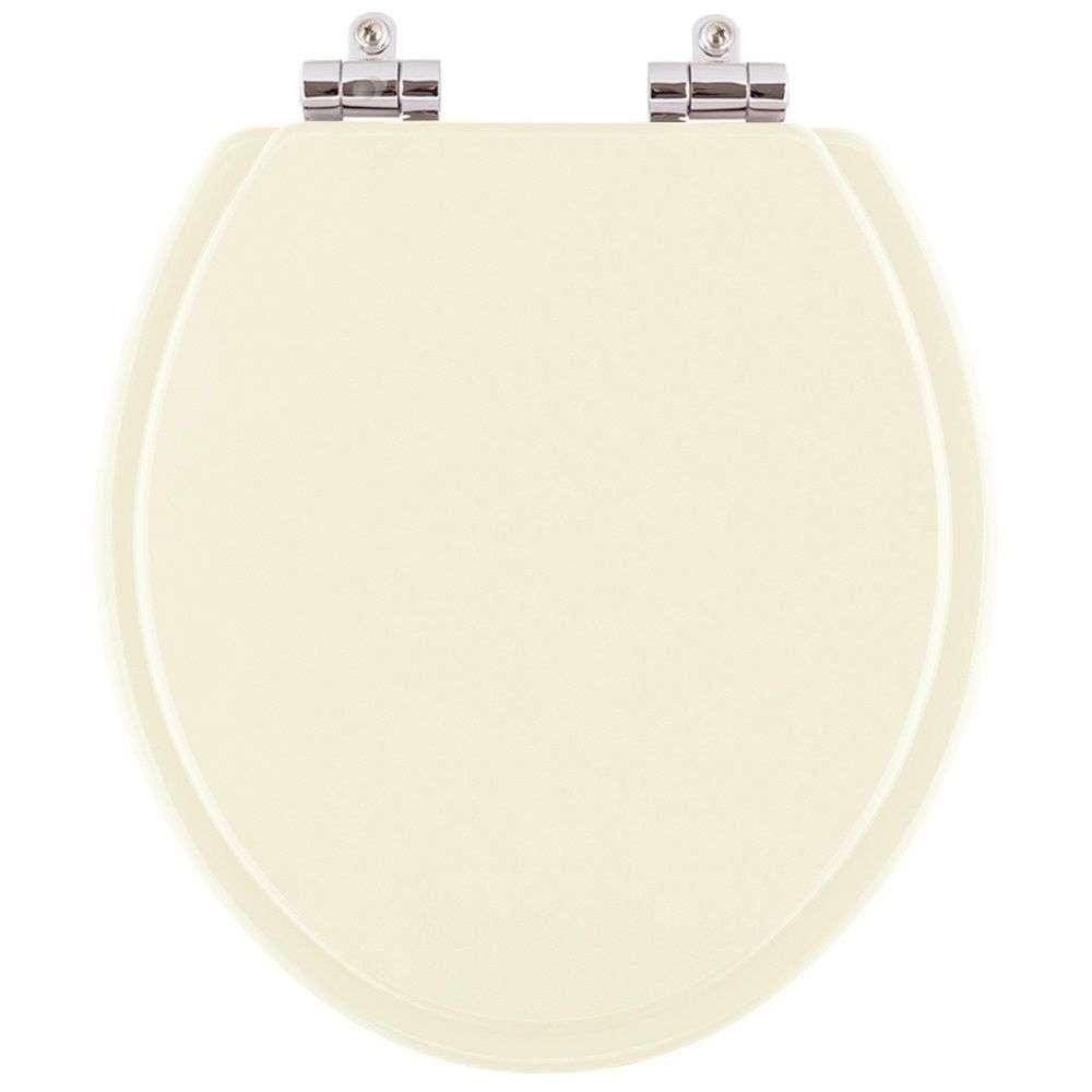 Assento Sanitário Poliester Soft Close Fiore Biscuit (Bege Claro) para vaso Incepa