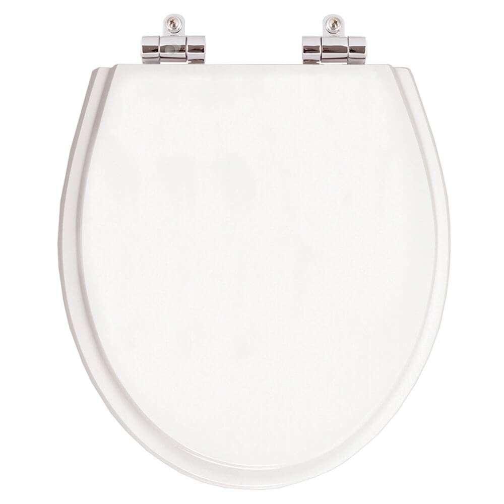 Assento Sanitario com Amortecedor Ritz Branco para Vaso Deca