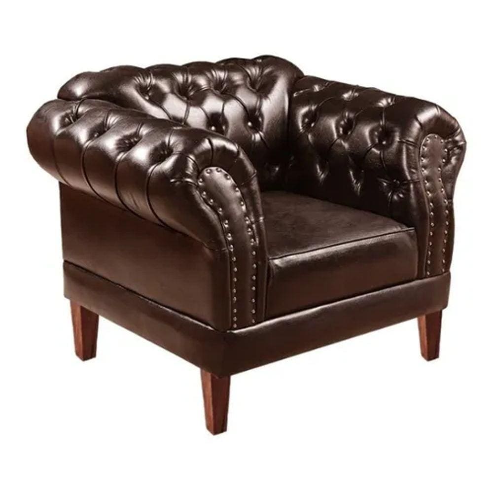 Poltrona Chesterfield Capitonê Duque Corano Café Decoração, Recepção, Salas de Tv e Estar