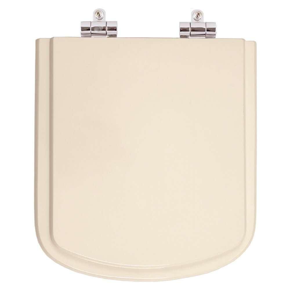 Assento Sanitário Poliester Soft Close Bali Pêssego Rosa Shell para vaso Incepa