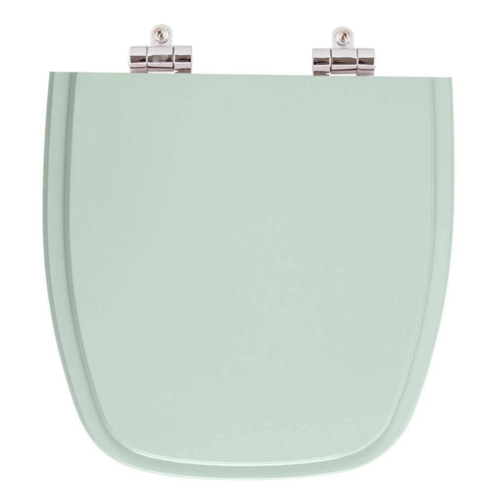 Assento Sanitario Poliester com Amortecedor Versato Agua Marinha (Verde Agua) para Vaso Celite