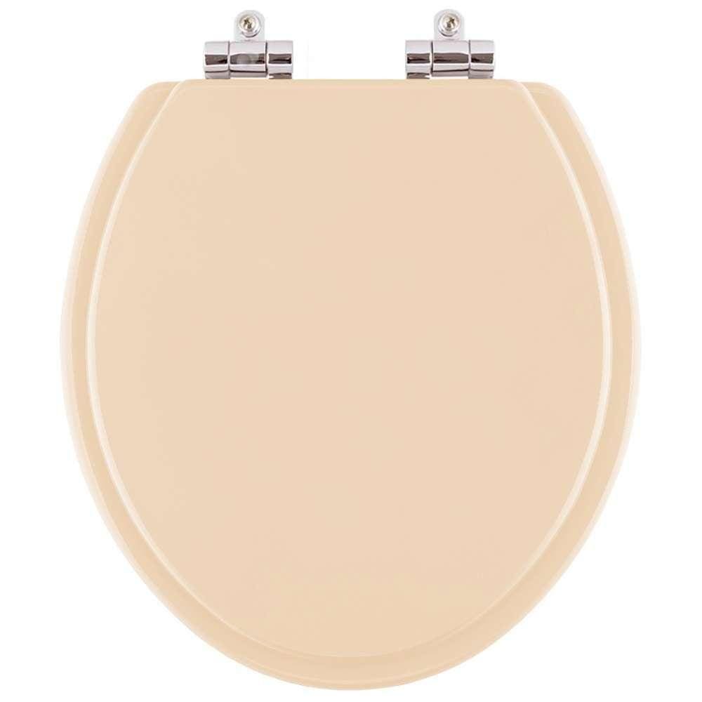Assento Sanitário Poliester Soft Close Flamingo Pêssego Rosa Shell para vaso Incepa
