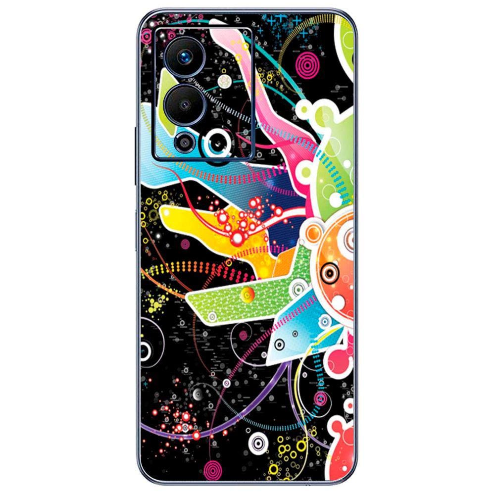 Capa Adesivo Skin058 Verso Para Infinix Note 12 Pro 5G