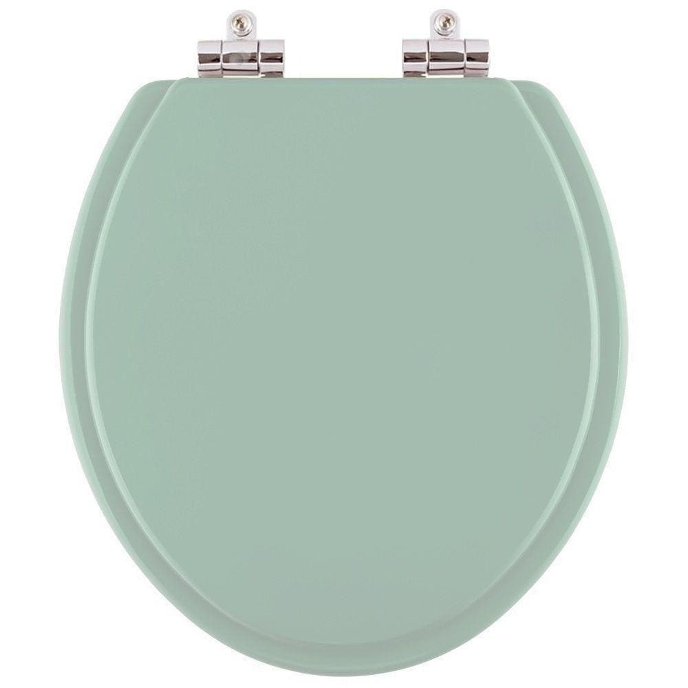 Assento Sanitário Poliester Soft Close Flamingo Verde Claro para vaso Incepa