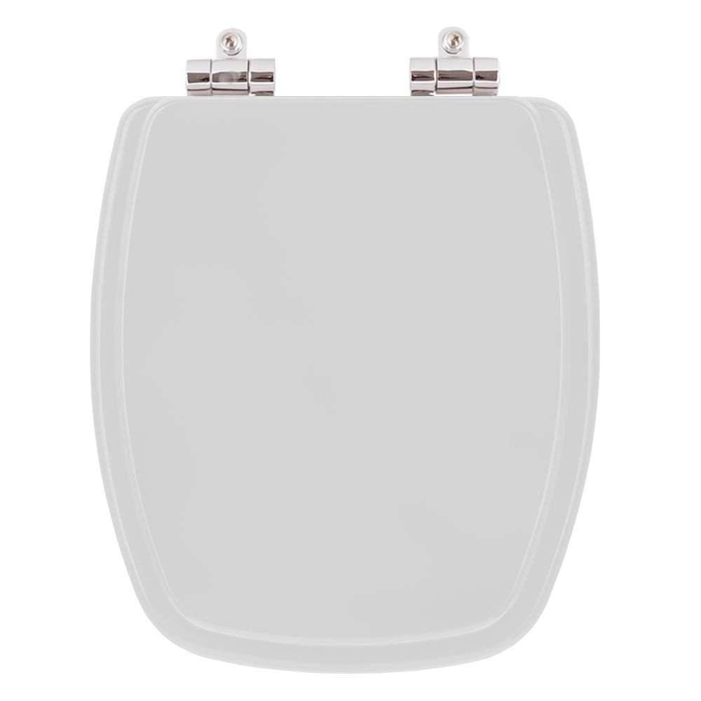 Assento Sanitario Poliester com Amortecedor Stylus Cinza Prata para Vaso Celite