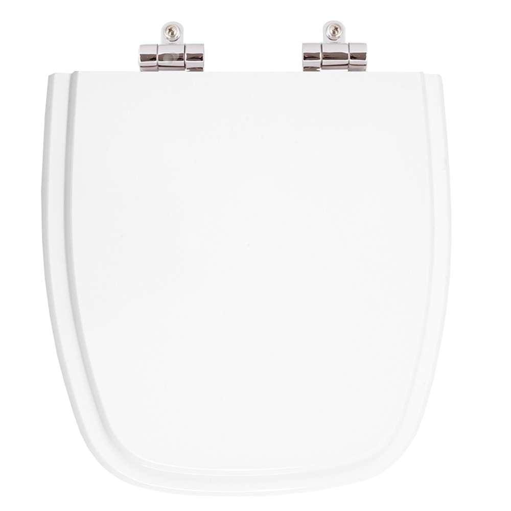 Tampa De Vaso Poliester Com Amortecedor Versato Branco Para Bacia Celite