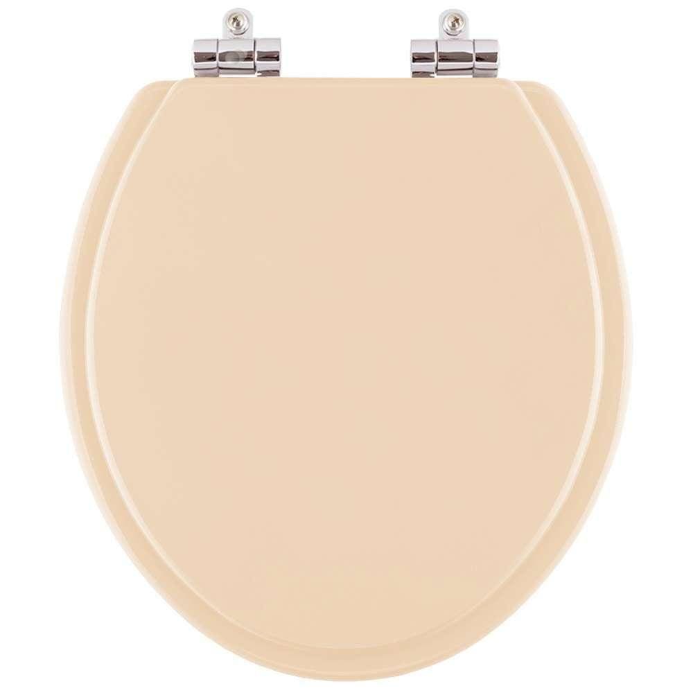 Assento Sanitário Poliester Soft Close Flamingo Pêssego Rosa Shell para vaso Incepa